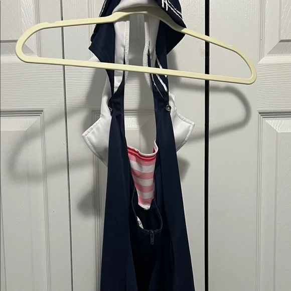 Leg Avenue Navy and White Sailor Dress - Picture 4 of 5